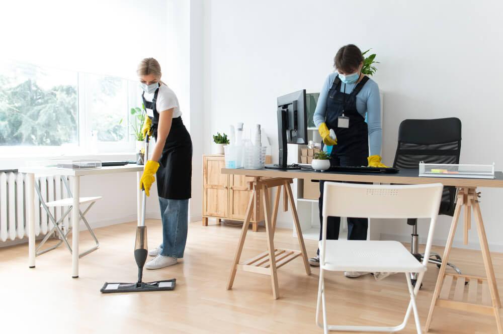 Frühjahrsputz im Büro in Mülheim an der Ruhr – professionelle Reinigung von Schreibtischen und Arbeitsplätzen